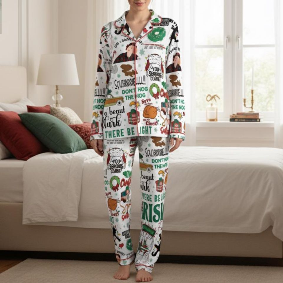 Christmas Griswold Vacation Pajama Set for Adults