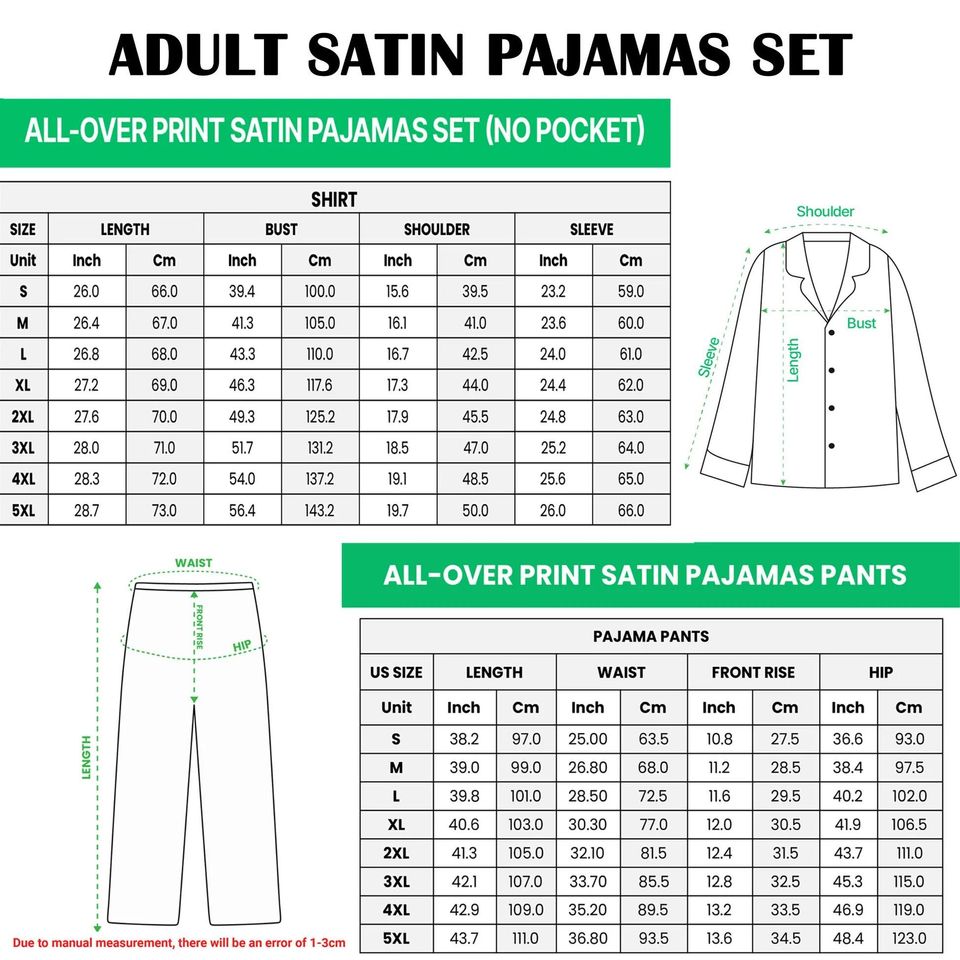 Christmas Tree Pajama Set for Adults