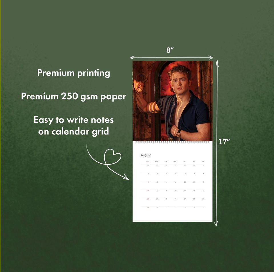 Kit Connor 2026 Wall Calendar