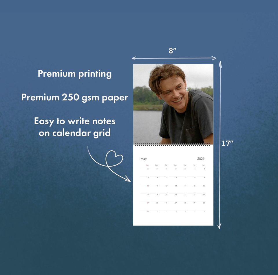 Conrad Fisher 2026 Wall Calendar