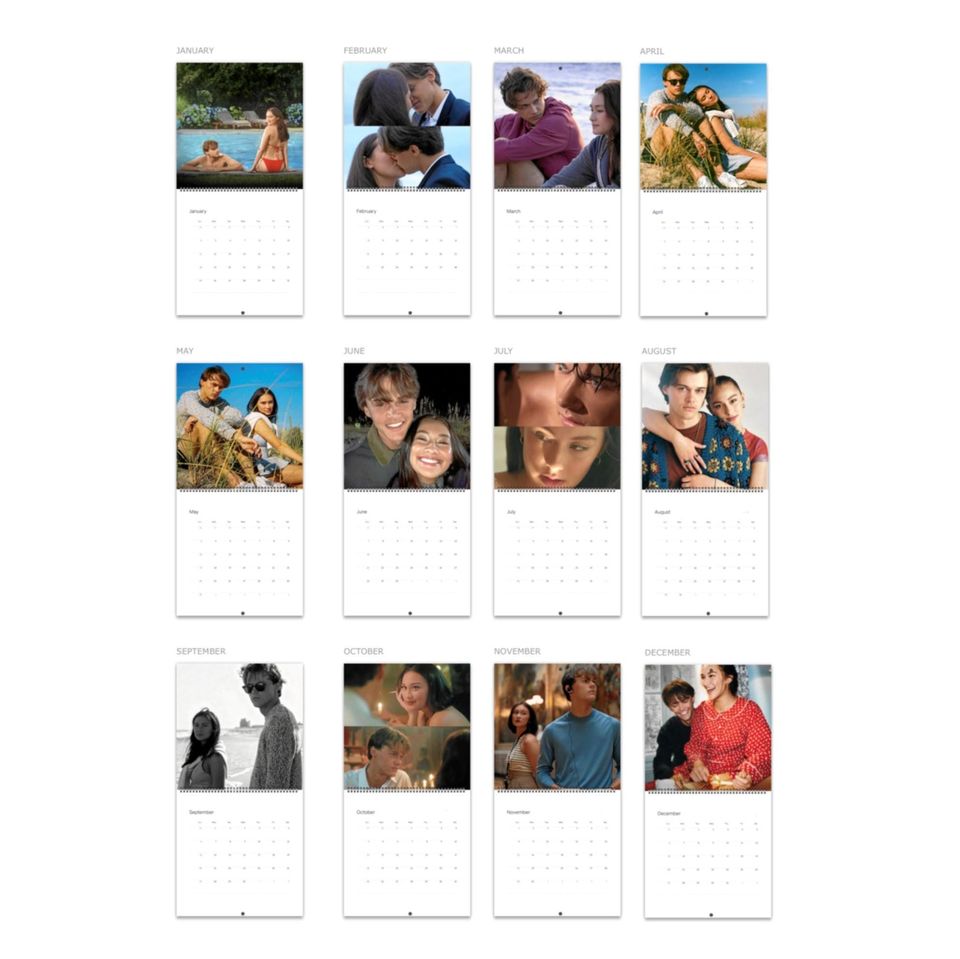 Belly and Conrad Fisher 2026 Wall Calendar