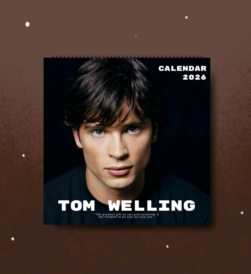 Tom Welling 2026 Wall Calendar