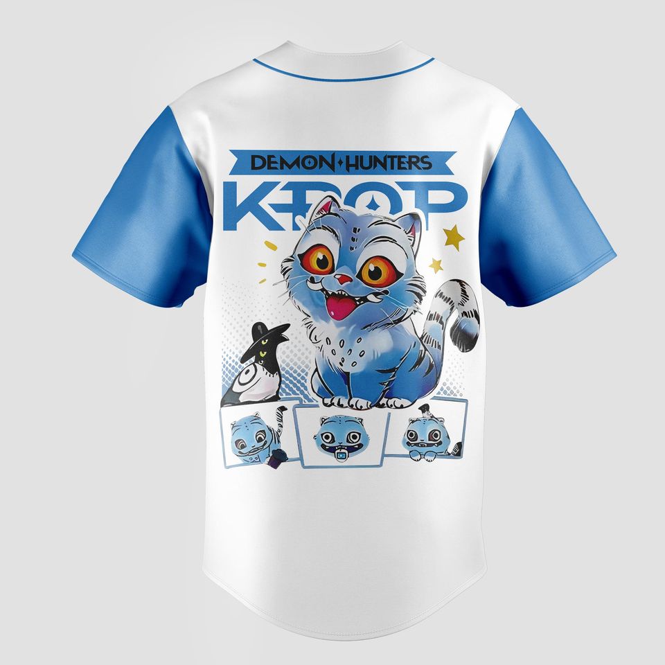 KPop Demon Hunters Derpy Tiger Jersey  Derpy Tiger and Bird Graphic Tee