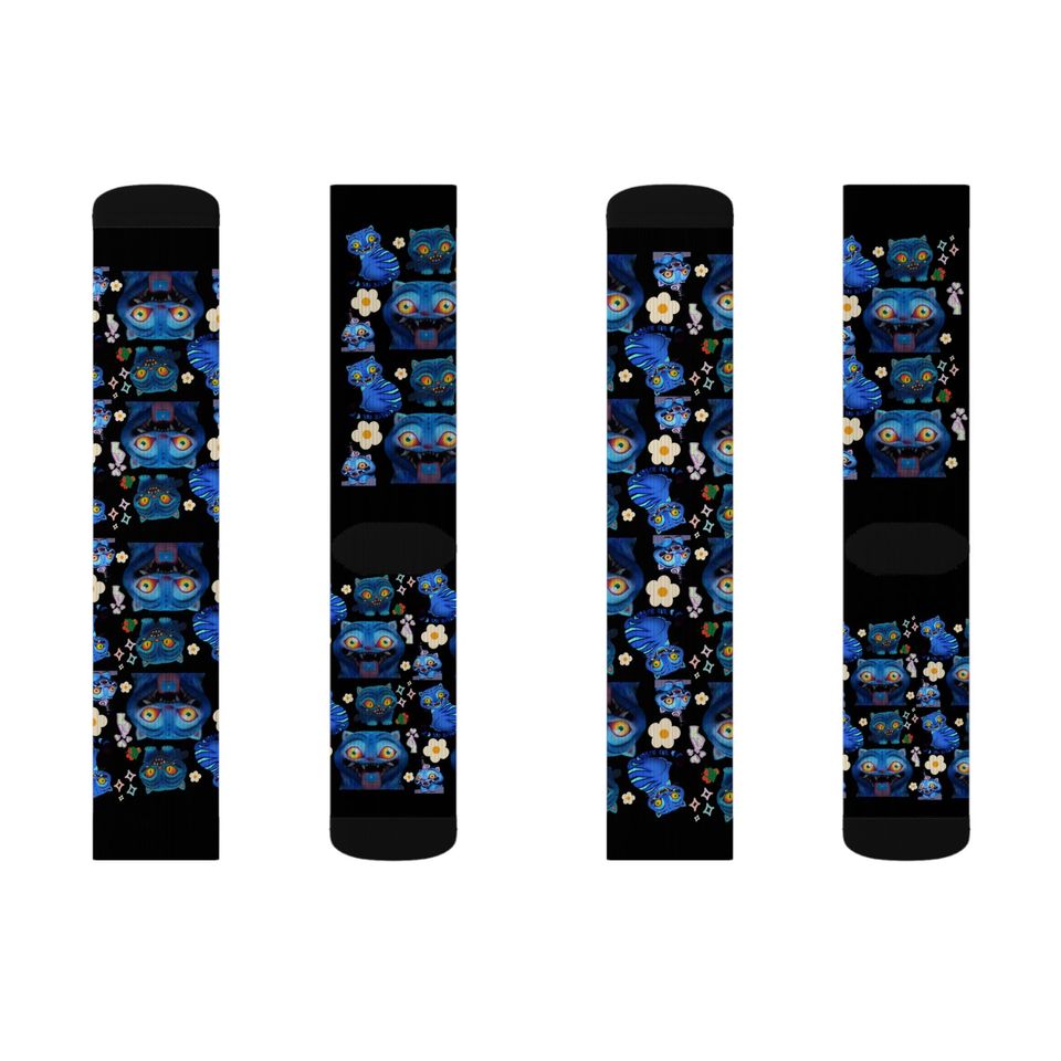 Derpy Tiger Kpop Demon Hunters Socks for cute sleepy time