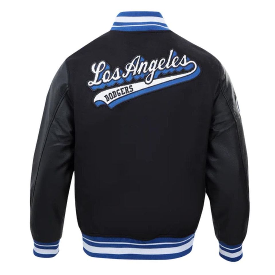 Mens retro dodgers varsity jacket | la bomber jacket
