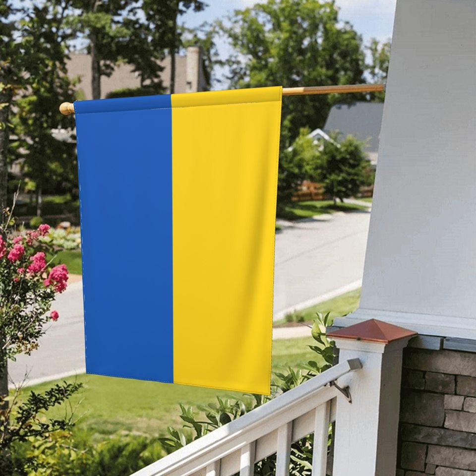 We Stand With Ukraine Garden Flag  Ukrainian Flag Yard Decor