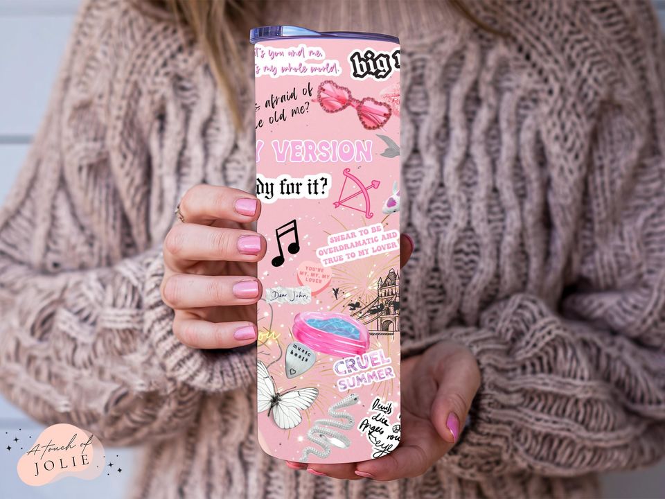 My Version - Pop Singer Inspiration Collage - Tumbler Wrap