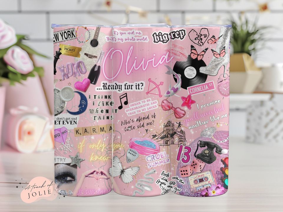 My Version - Pop Singer Inspiration Collage - Tumbler Wrap
