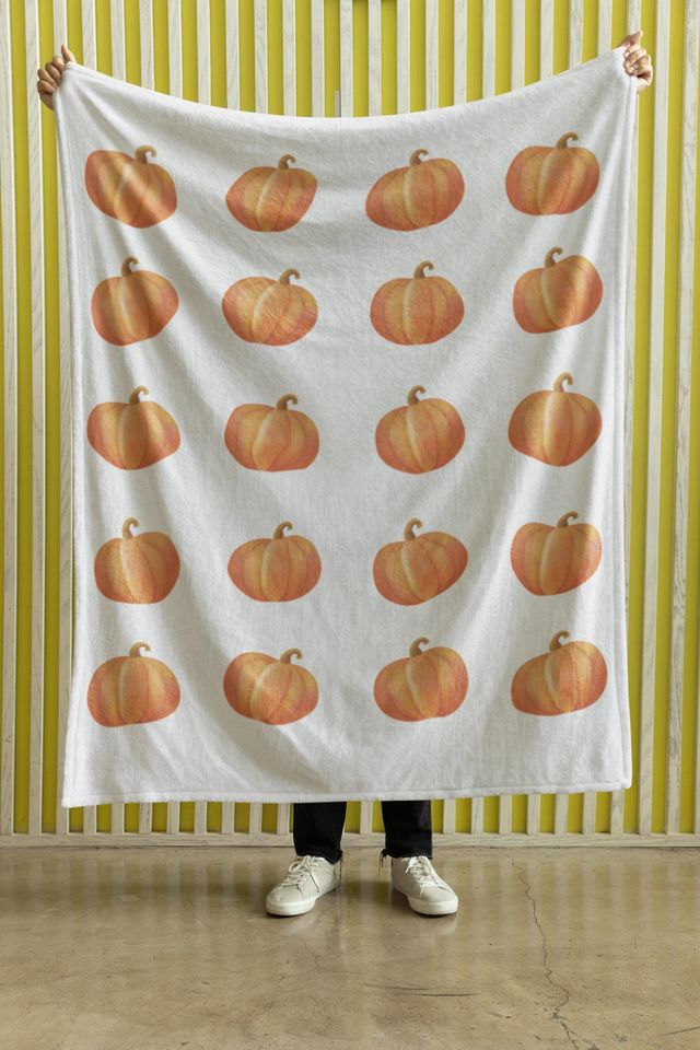 Halloween Blanket, Fall Blanket, Spooky  Blanket, Goth blanket , Autumn Blanket