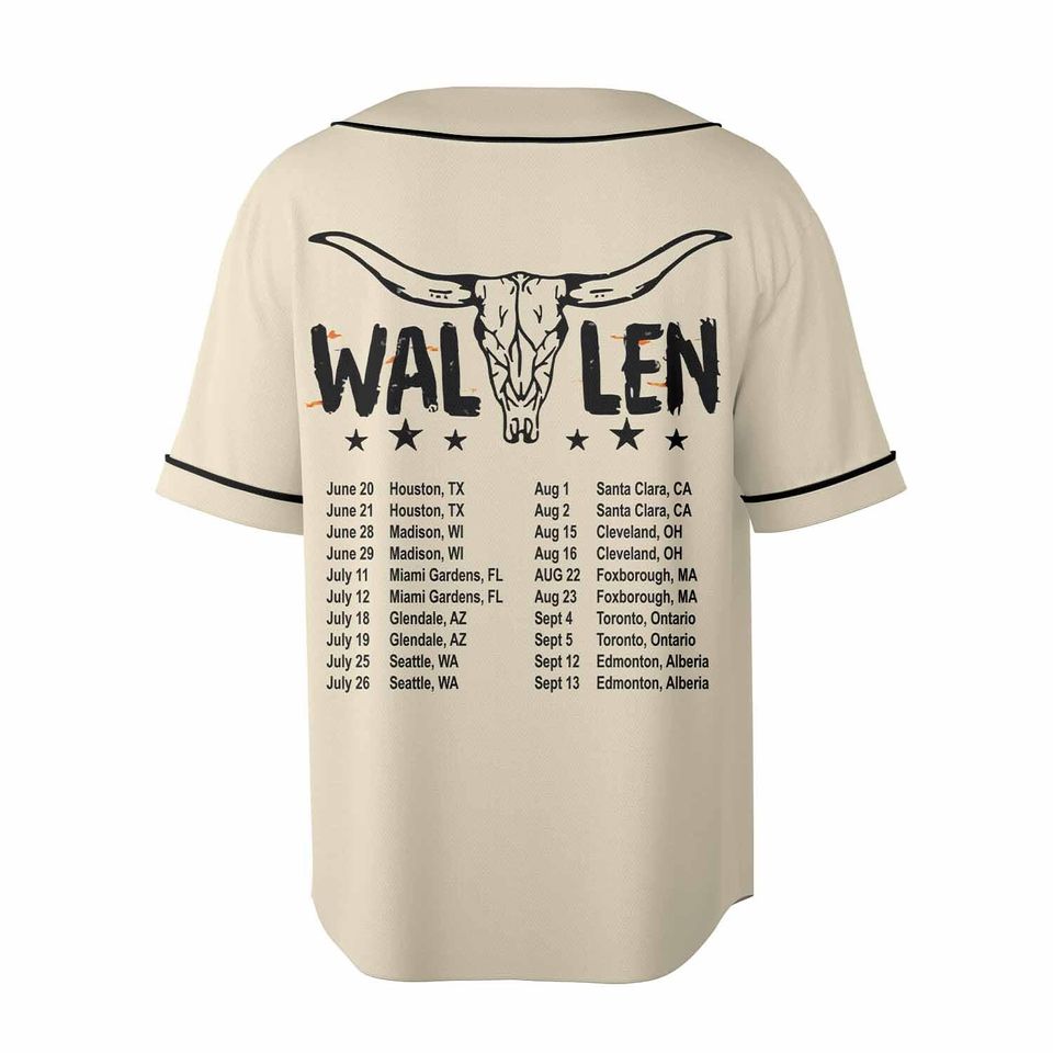 I'm the Problem Tour 2025 Wallen Western Baseball Jersey