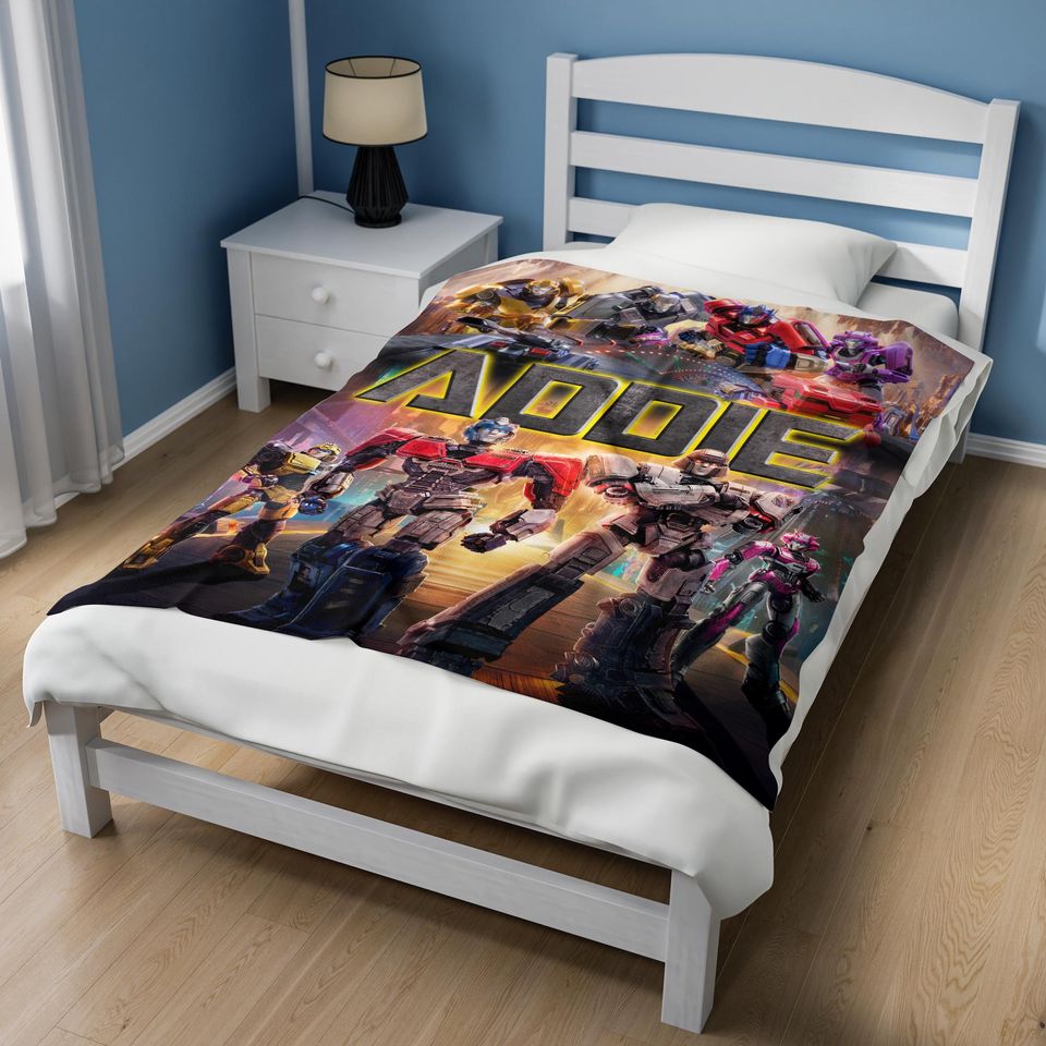 Custom Transformers Fleece Blanket for Kids