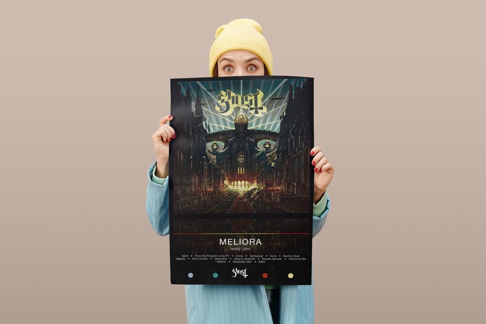 Ghost Poster | Meliora Poster | Album Poster Prints | Wall Decor Posters