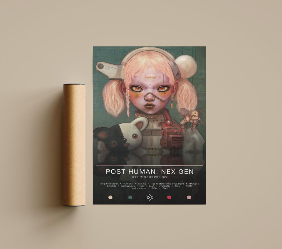 Bring Me The Horizon Poster | POST HUMAN: NeX GEn Poster | Album Poster Prints