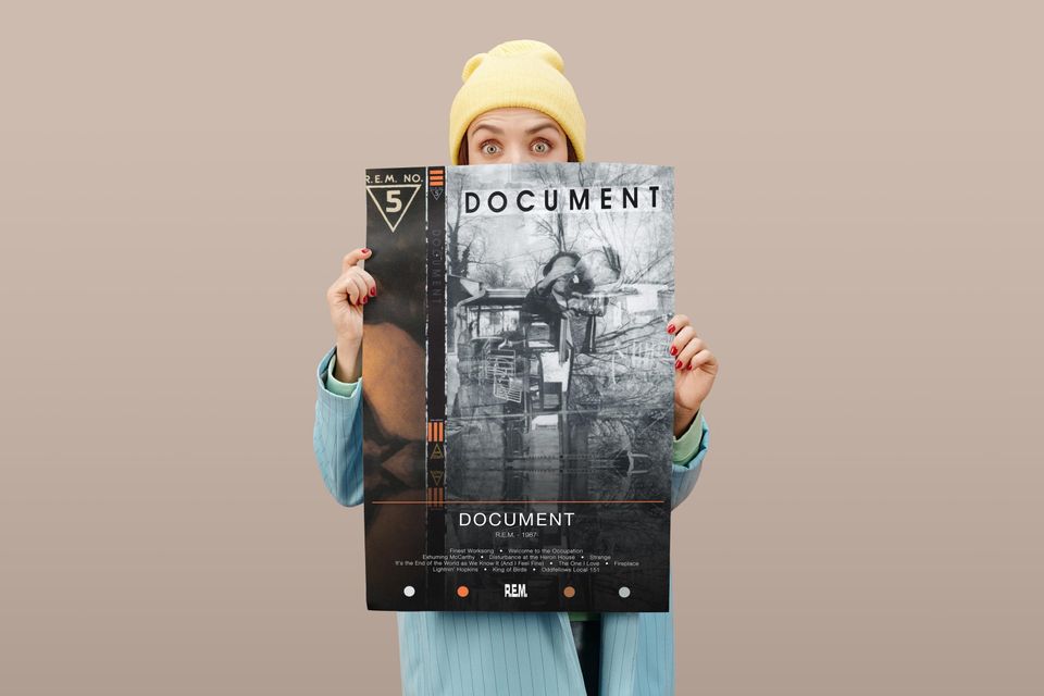 R.E.M Poster | Document Poster | Album Poster Prints | Wall Decor Posters