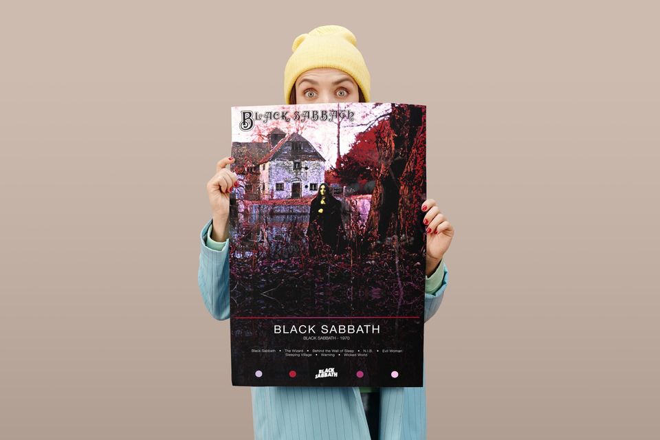 Black Sabbath Poster | Black Sabbath Poster | Album Poster Prints