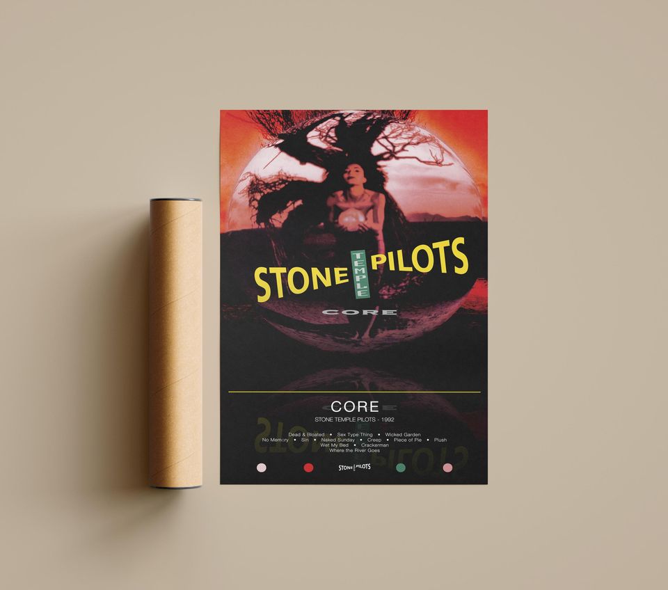 Stone Temple Pilots Poster | Core Poster | Album Poster Prints | Wall Decor Posters