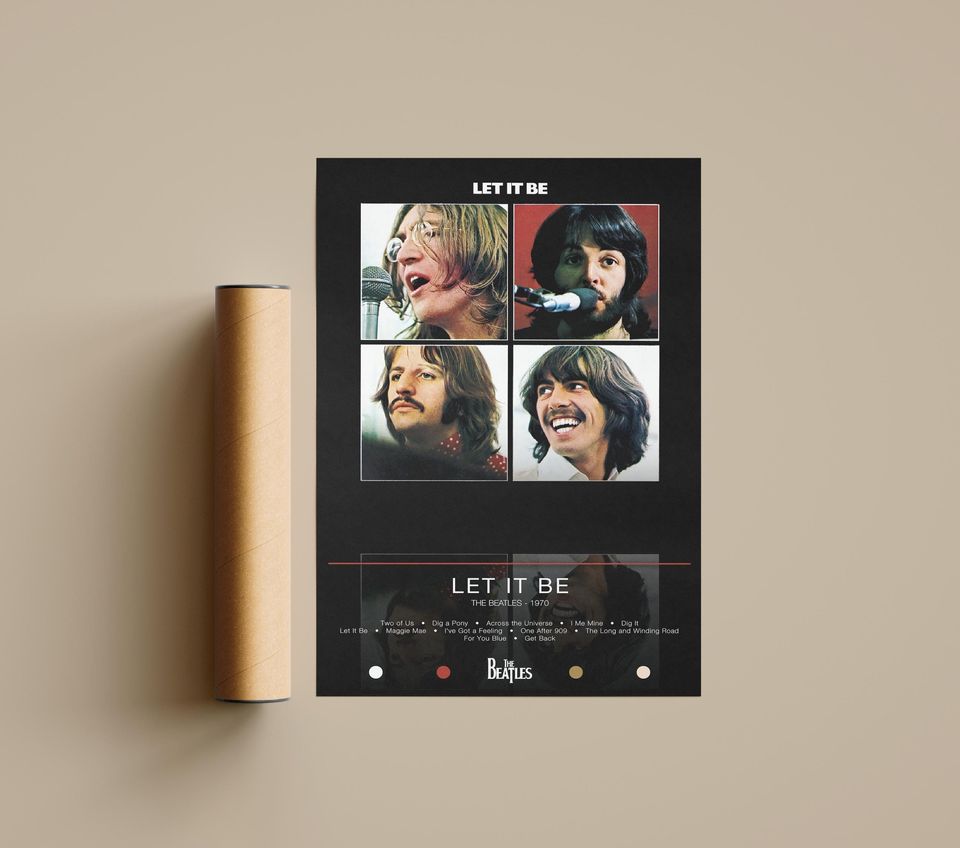 The Beatles Poster | LIB Poster | Album Poster Prints | Wall Decor Posters