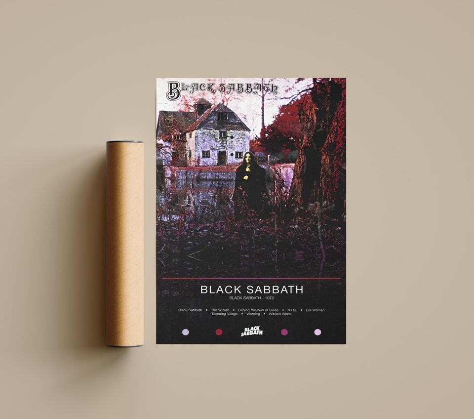Black Sabbath Poster | Black Sabbath Poster | Album Poster Prints