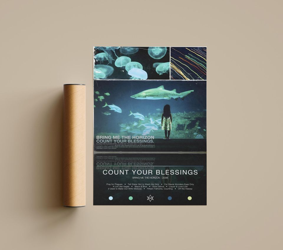 Bring Me The Horizon Poster | Count Your Blessings Poster