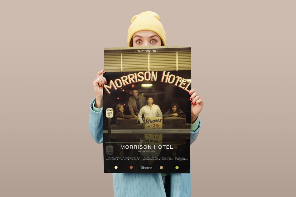 The Doors Poster | Morrison Hotel Poster | Album Poster Prints