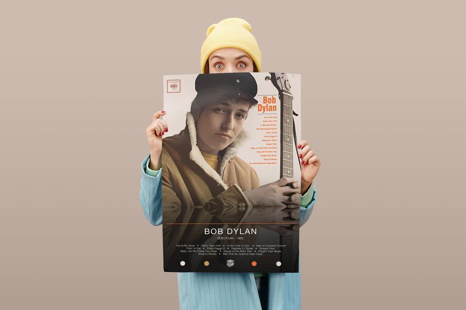 Bob Dylan Poster | Bob Dylan Print | Album Poster Prints | Wall Decor Posters