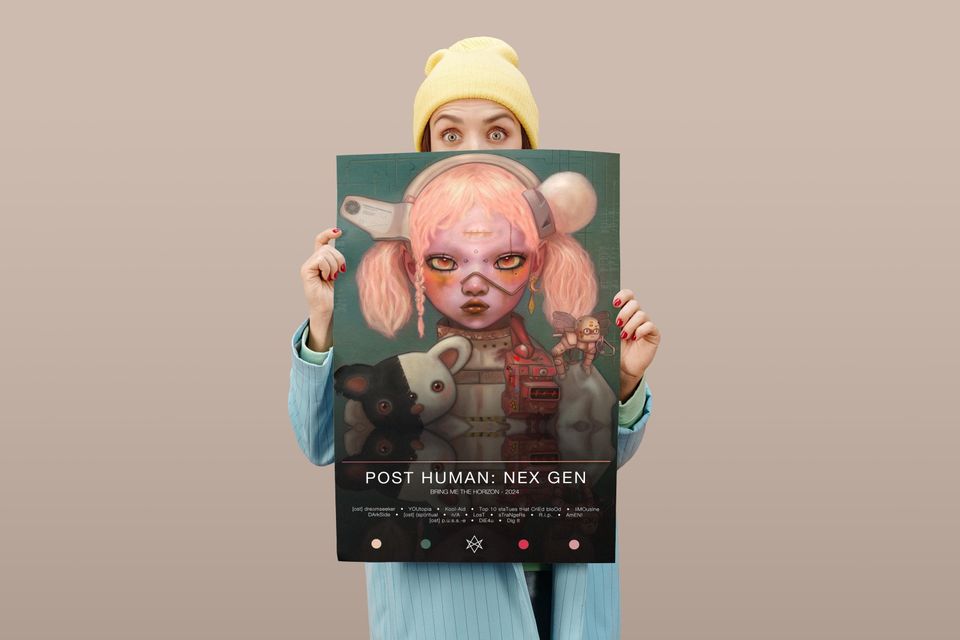 Bring Me The Horizon Poster | POST HUMAN: NeX GEn Poster | Album Poster Prints
