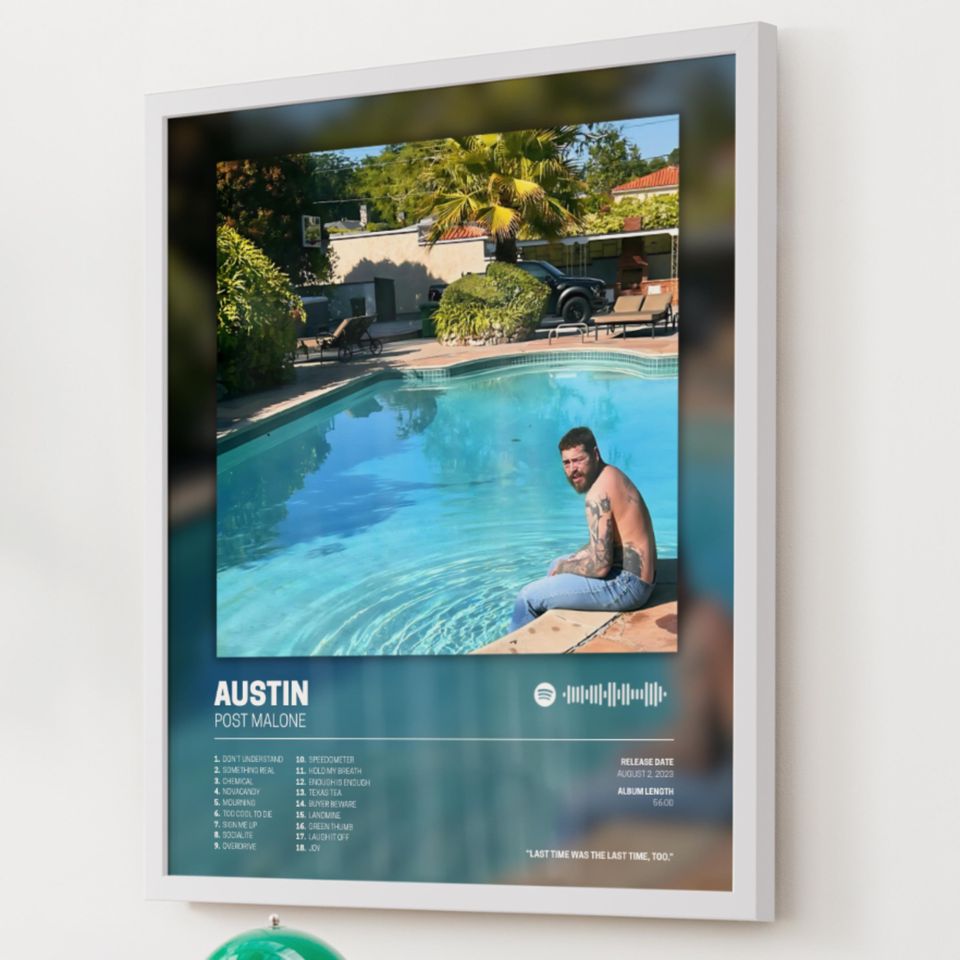 Post Malone Poster  Austin Album Art