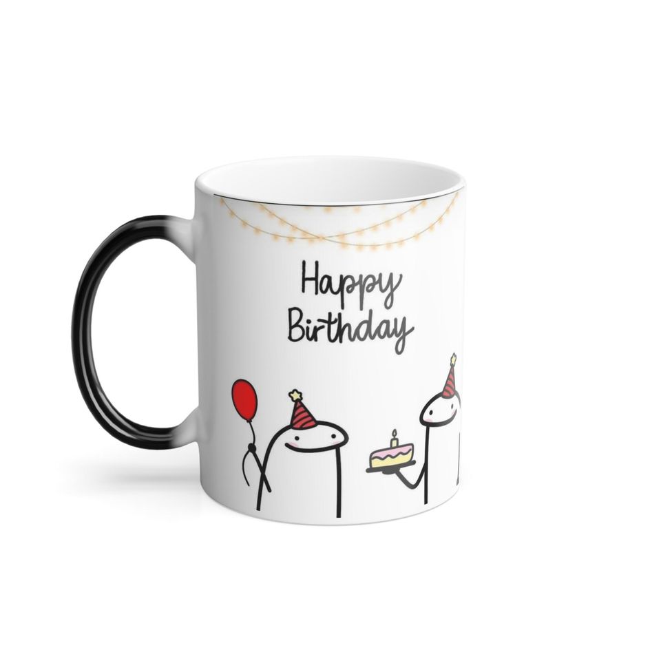Color Morphing Birthday Mug - Unique Coffee Cup for Celebrations
