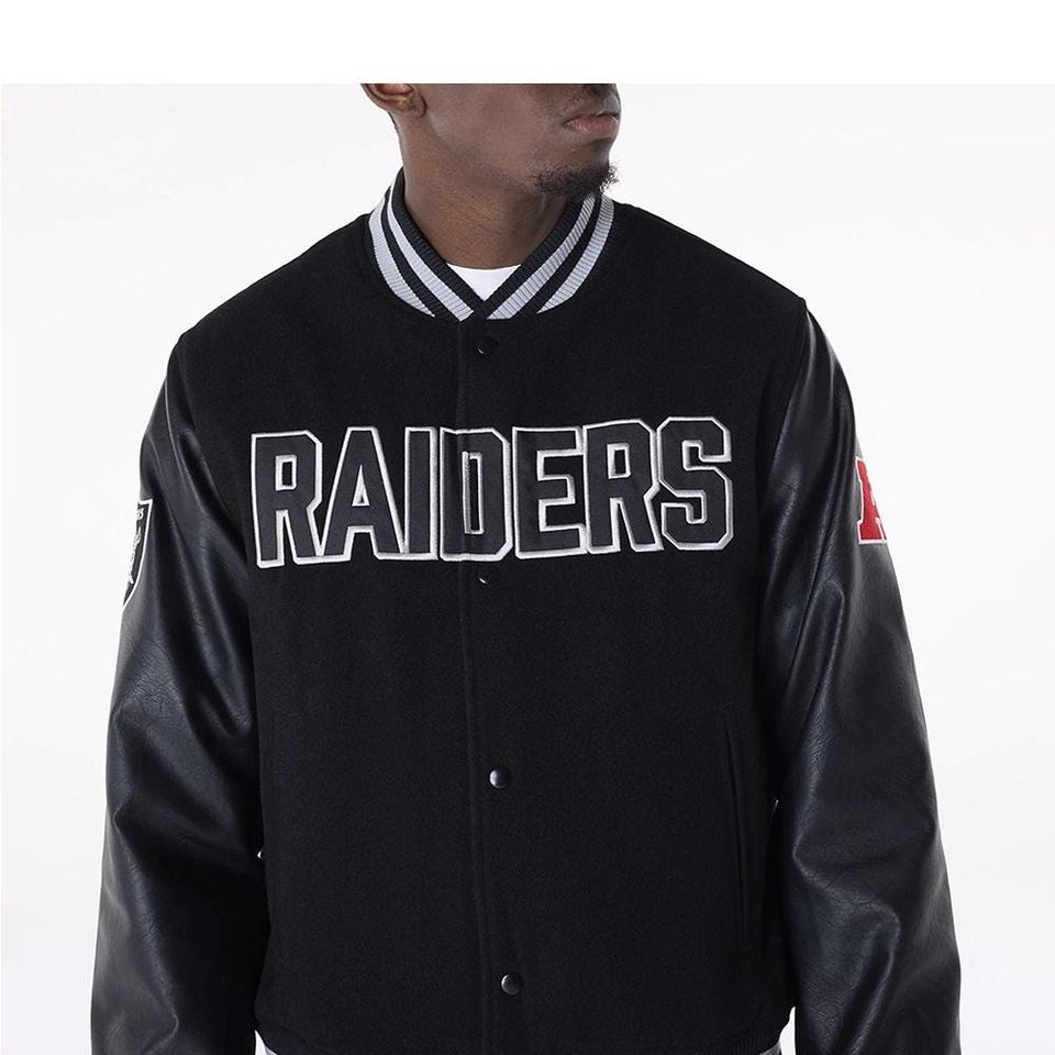 Las Vegas Football Raiders Baseball Jacket