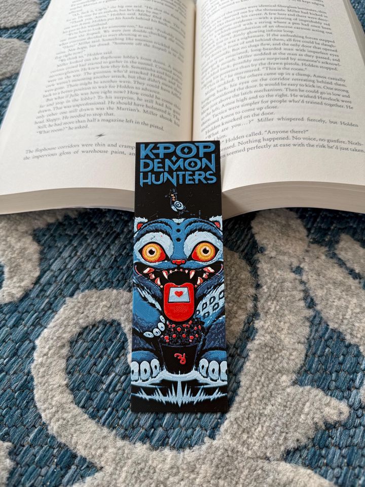 K-Pop Demon Hunters Printed Bookmarks – The Hunter Singers, Derpy, and Saja Boys