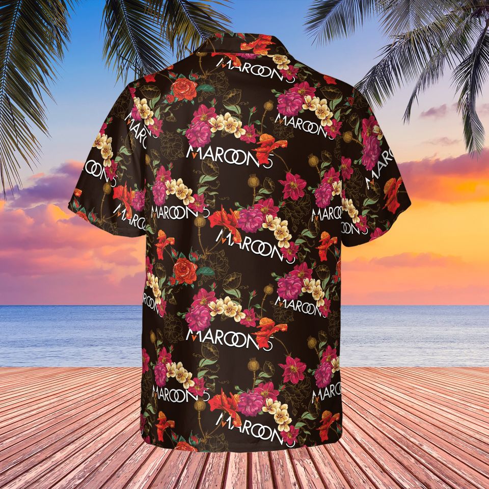 Maroon 5 Button Up Shirts, Maroon 5 Band Hawaiian Shirts