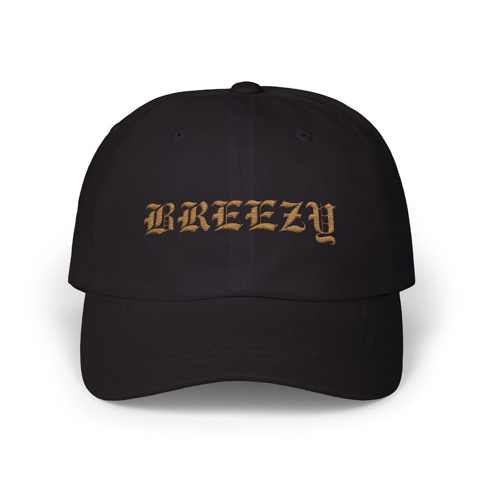 BREEZY Embroidered Baseball Cap for Chris Brown Fans