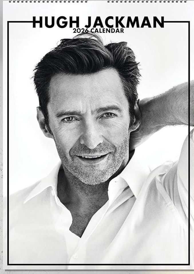 Hugh Jackman 2026 Wall Calendar