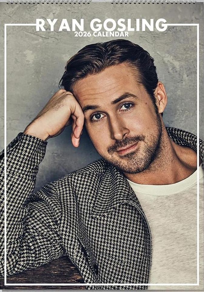 Ryan Gosling 2026 Wall Calendar