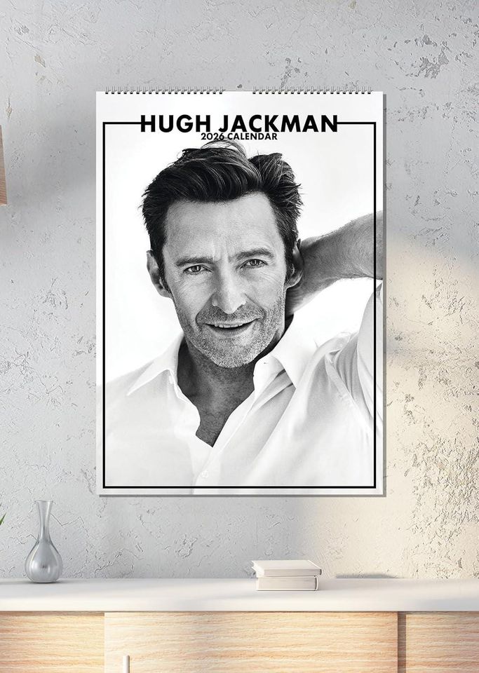 Hugh Jackman 2026 Wall Calendar