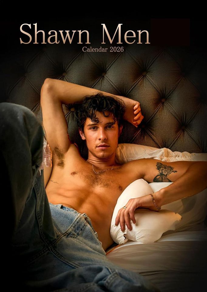 Shawn Mendes 2026 Wall Calendar