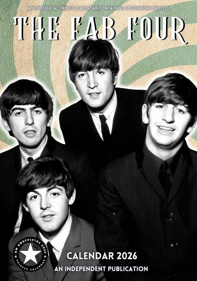 The Beatles 2026 Wall Calendar