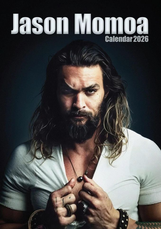 Jason Momoa 2026 Wall Calendar