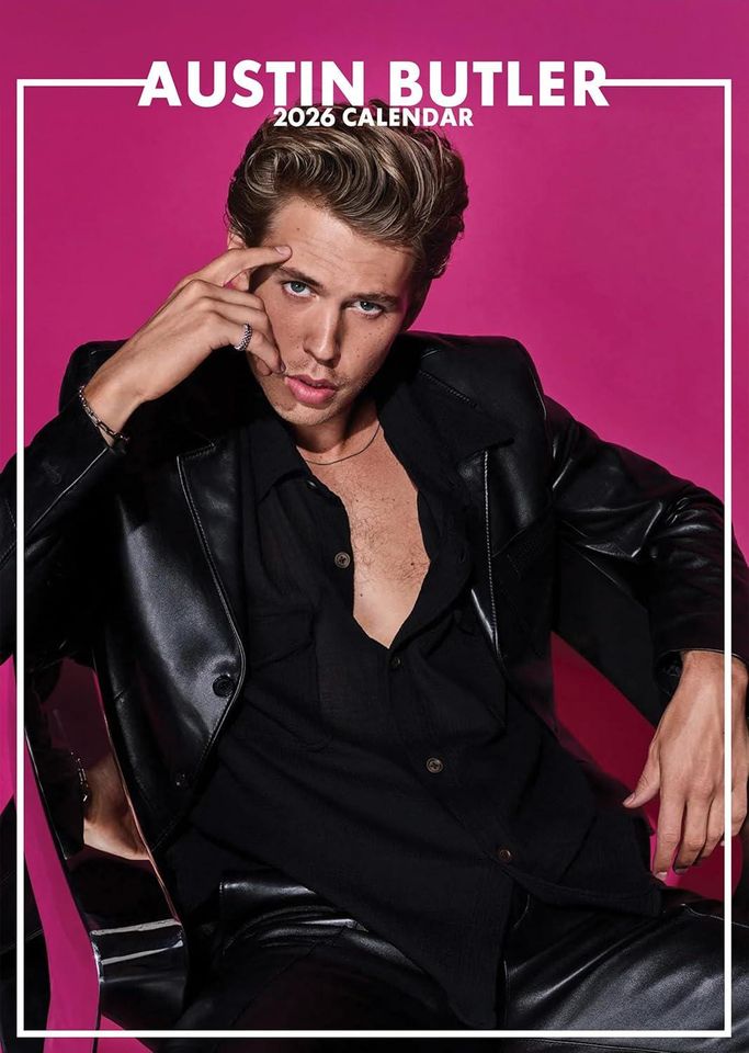 Austin Butler 2026 Wall Calendar