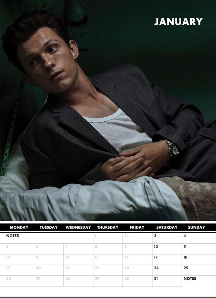 Tom Holland 2026 Calendar