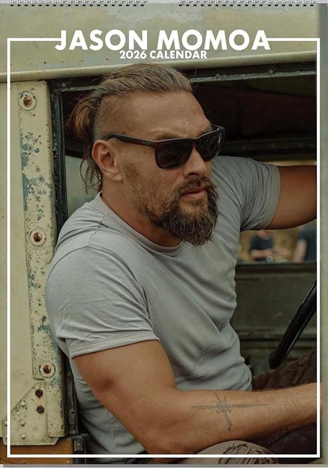 Jason Momoa 2026 Wall Calendar