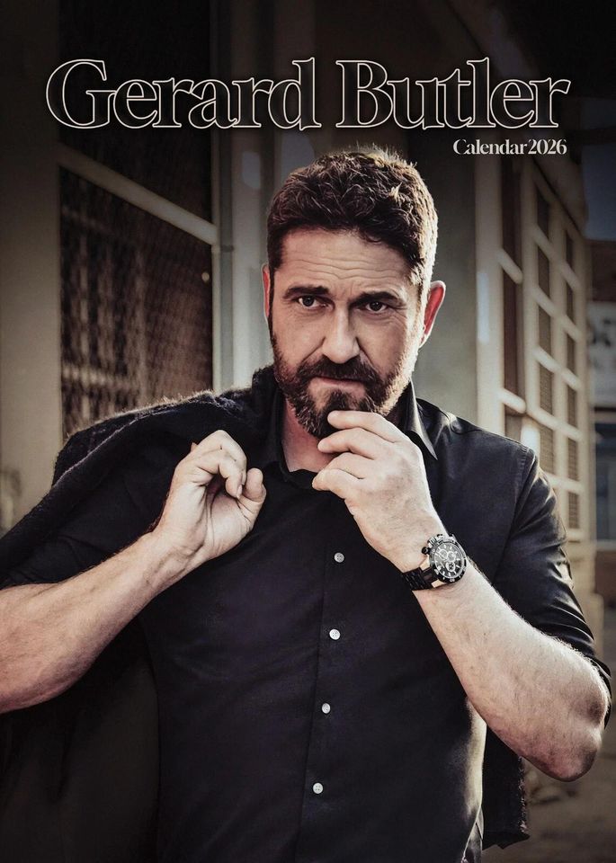 Gerard Butler 2026 Wall Calendar