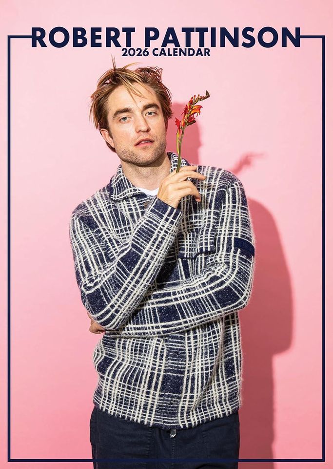 Robert Pattinson 2026 Wall Calendar