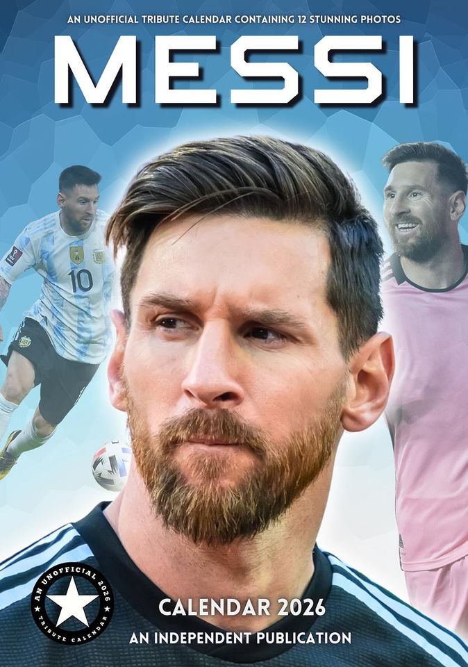 Messi 2026 Wall Calendar