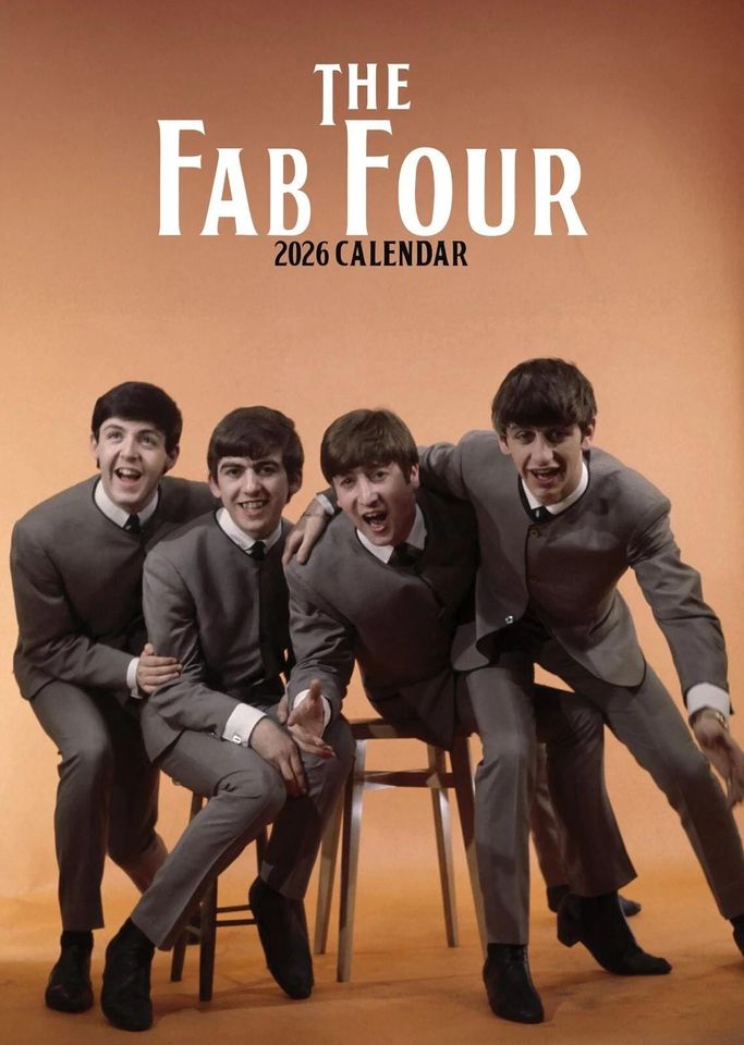 The Beatles 2026 Wall Calendar