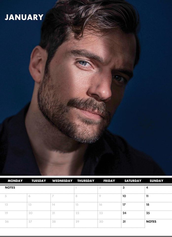 Henry Cavill 2026 Wall Calendar