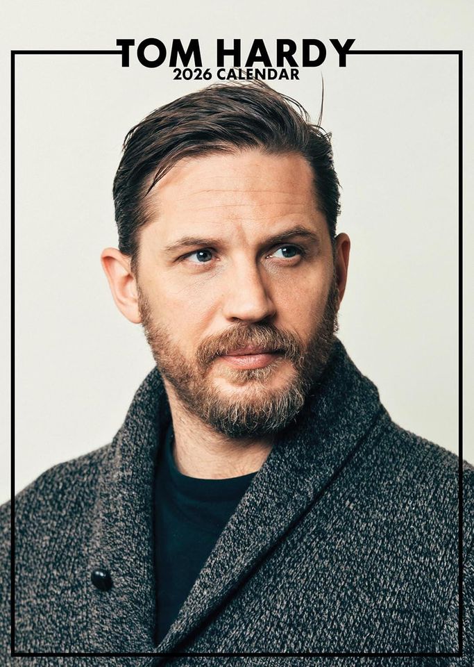 Tom Hardyy 2026 Wall Calendar