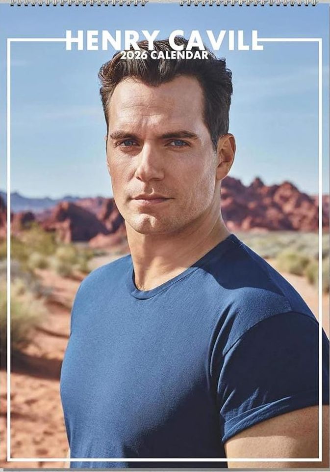 Henry Cavill 2026 Wall Calendar