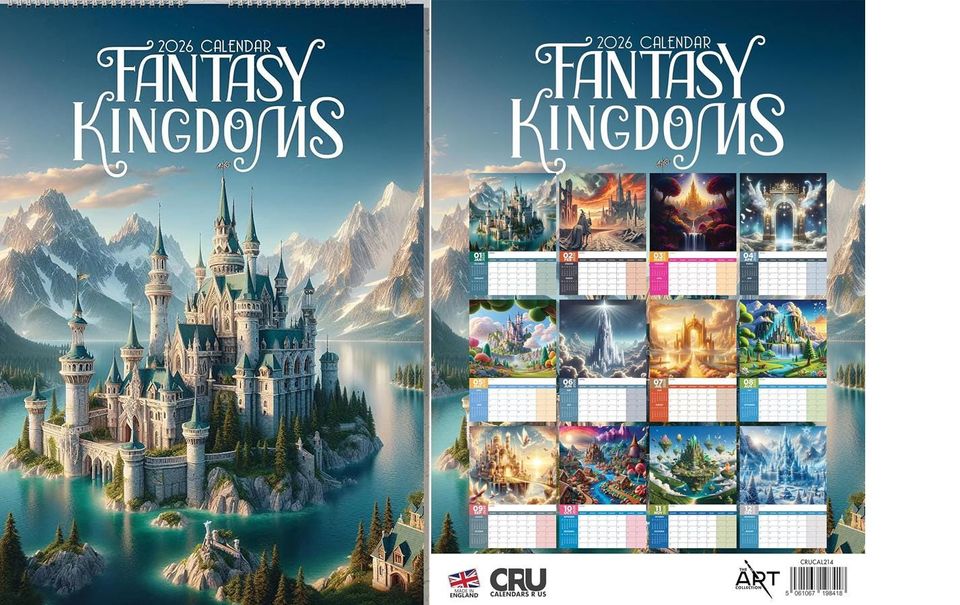 Fantasy Kingdom 2026 Wall Calendar: A3 Photography Print