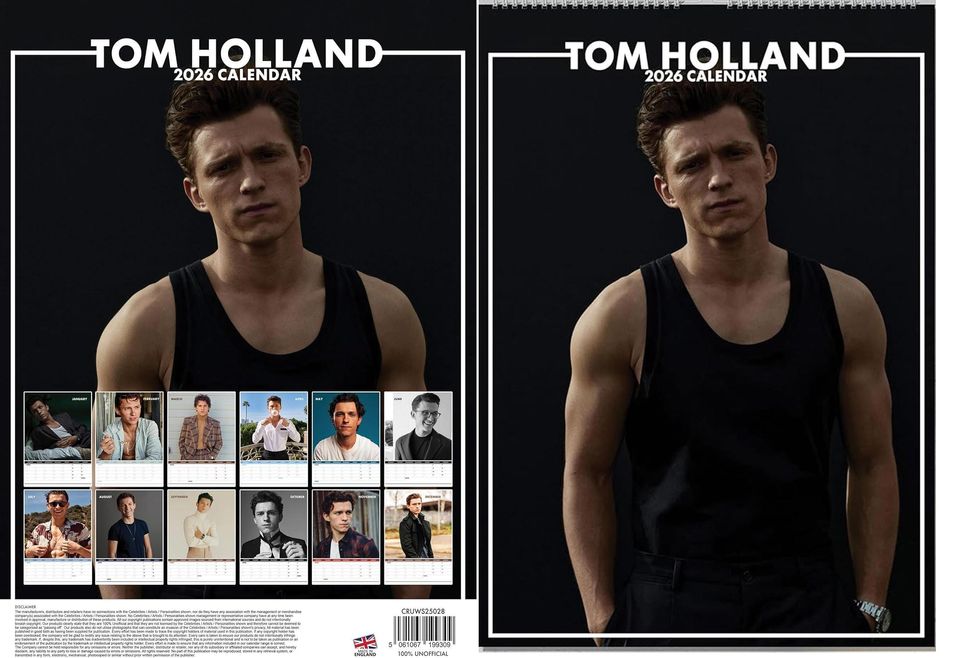 Tom Holland 2026 Calendar